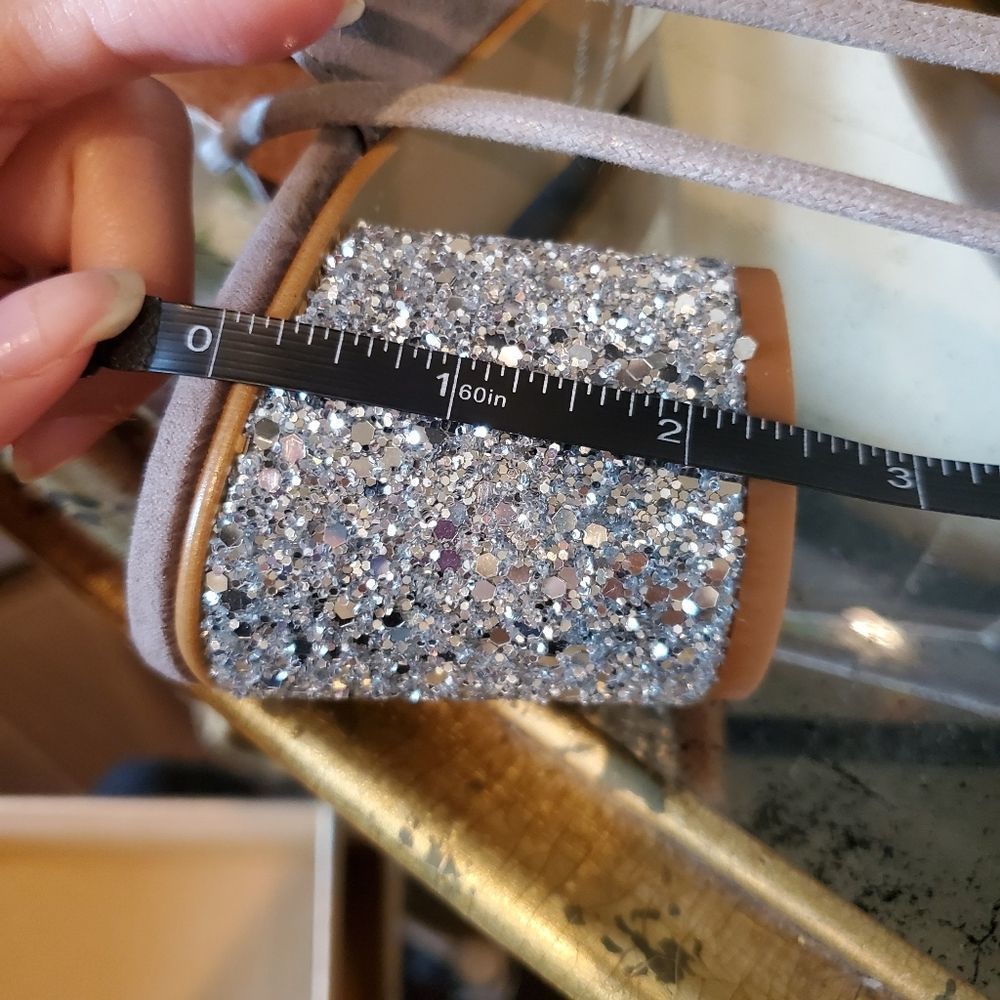 Free People sparkler wrap mule heels - Picture 11 of 11